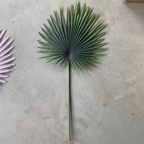 Large View 92cm Fan Palm Frond Leaf - 12 Colours Available [colours: Dark Green]