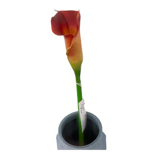 Large View Calla Lily - 19inch - Real Touch - Red