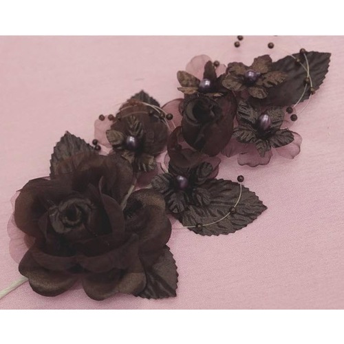 Large View BRIDAL FLOWER  - Chocolate