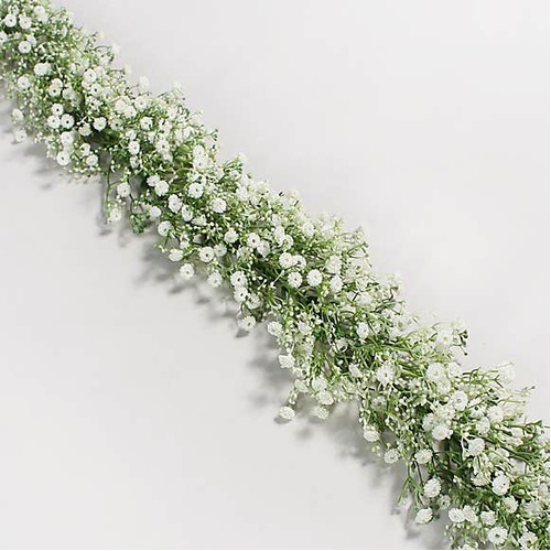 Large View 1.3m  White Babies Breath/Gypsophilia Garland