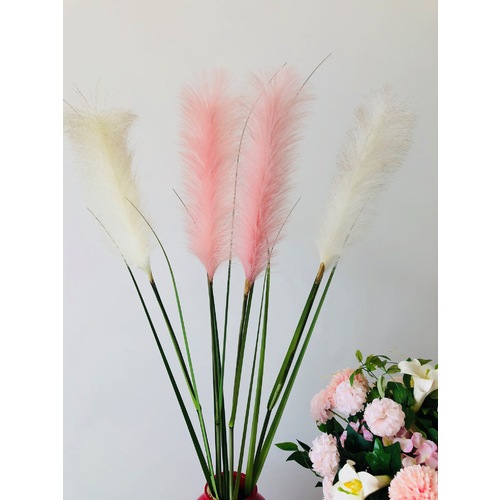 Large View 135cm Pink Pampas Grass