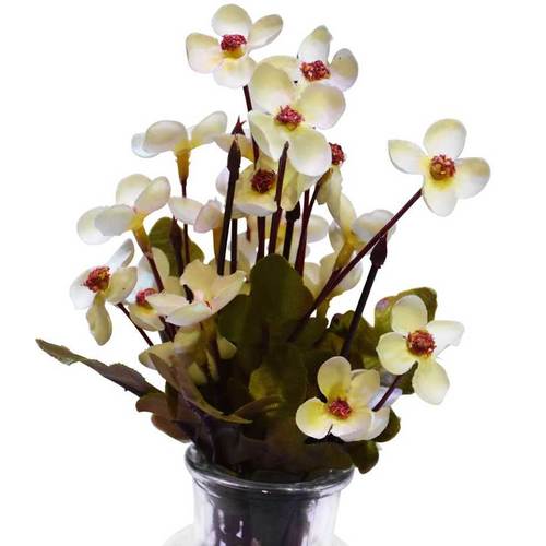 Large View Ivory Filler Flowers small - 20cm