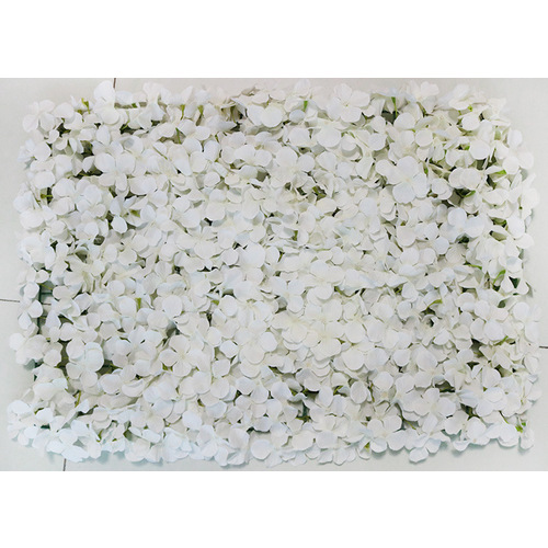 Large View Hydrangea Flower Wall White  40x60cm