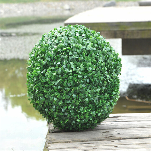Large View 28cm Green Boxwood Ball