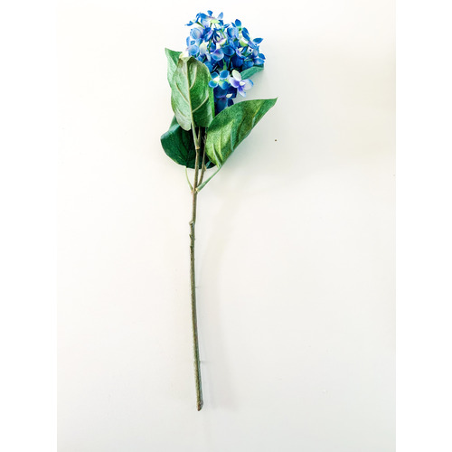 Large View 38cm Filler Flower Stem - Blue