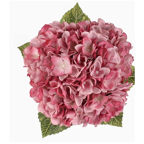 Large View 44cm  5 Head Hydrangea Stem Mauve