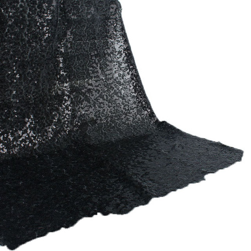 Large View 1.25mx3m Black  Sequin Backdrop Panel Curtain