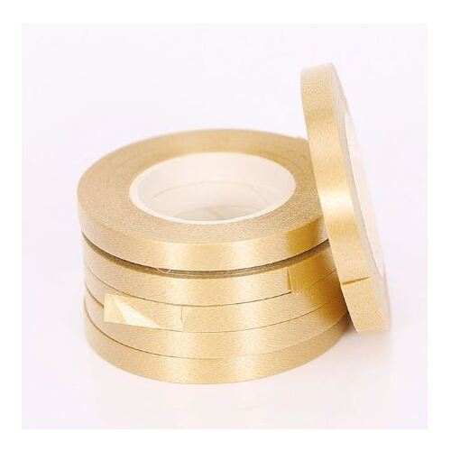 Large View 5mm Gold Foil Balloon Curling Ribbon - 10m