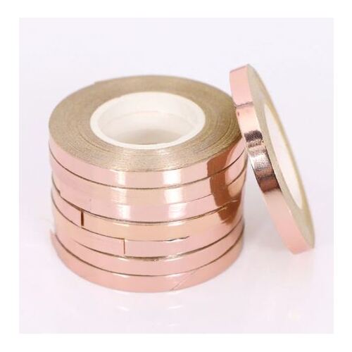 Large View 5mm Rose Gold Foil Balloon Curling Ribbon - 10m