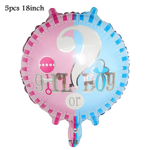 Large View 45cm Gender Reveal Baby Shower Balloon