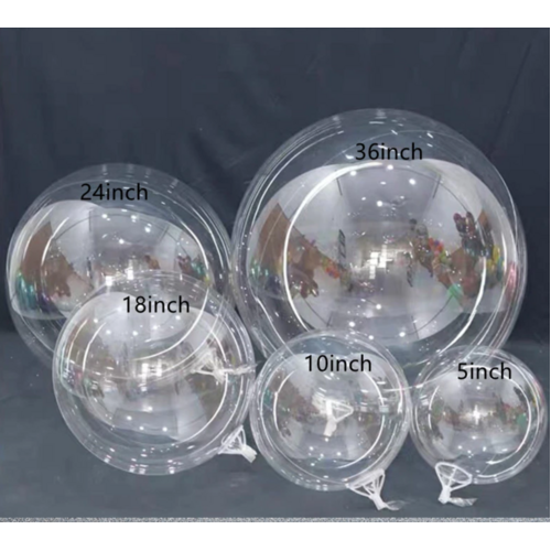 Large View Clear Bubble Balloons - 25cm