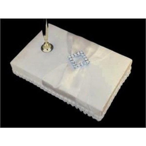 Large View Bulk Carton Buy - 60 x Pen - Diamond Buckle Ivory Clearance