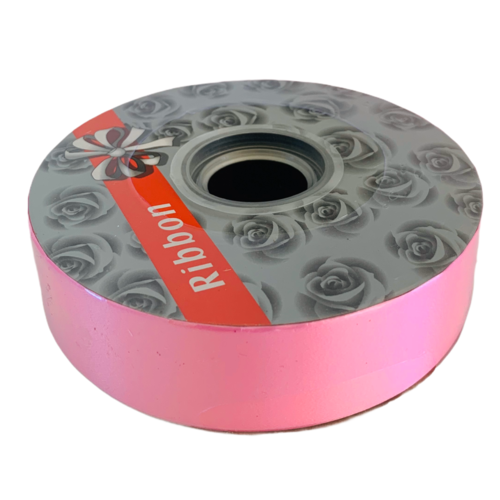 Large View 28mm Florist Tear Ribbon 90m - Pink