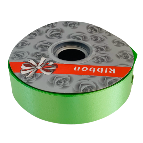 Large View 28mm Florist Tear Ribbon 90m - Green