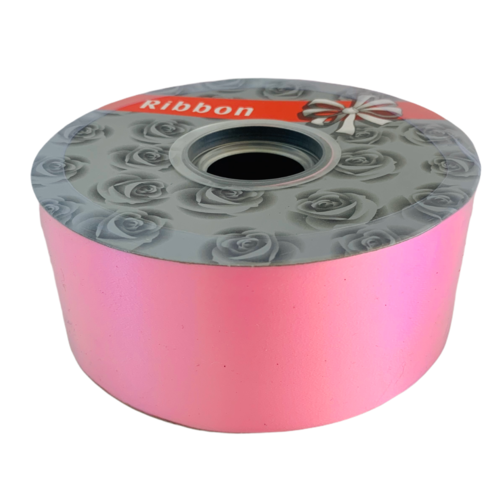 Large View 48mm Florist Tear Ribbon 90m - Pink