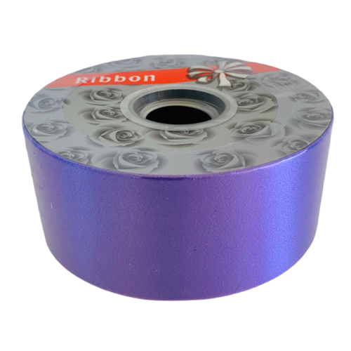 Large View 48mm Florist Tear Ribbon 90m - Light Purp