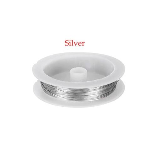 Large View 0.5mm Florist/Craft/Jewellery  Wire 40m - Silver