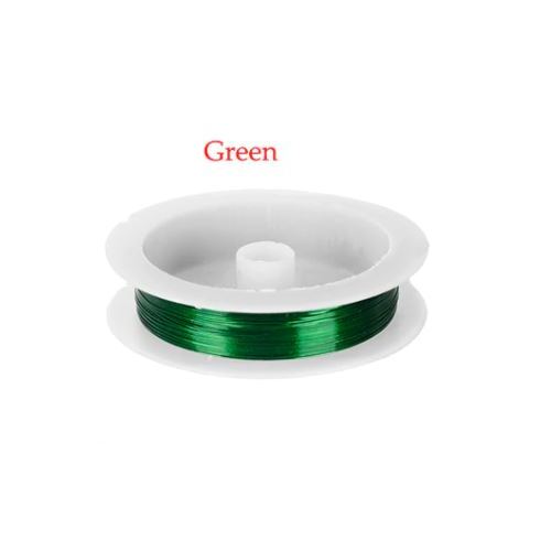 Large View 0.5mm Florist/Craft/Jewellery  Wire 40m - Green