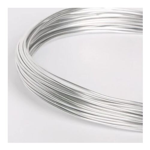 Large View 2mm Florist/Craft/Jewelry Wire 5m - Silver