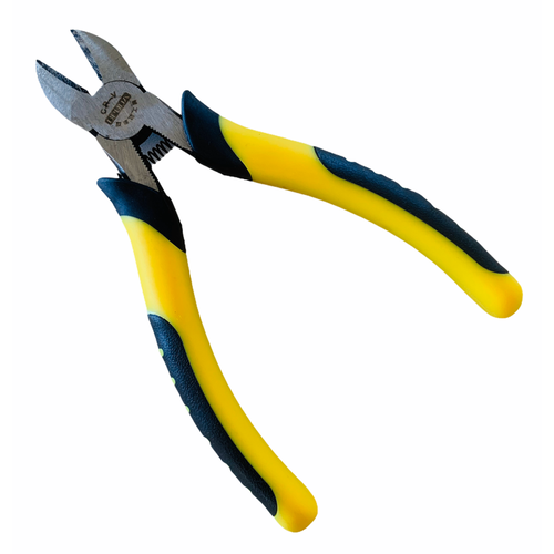 Large View Yellow Handled Wire Cutters/Pliers