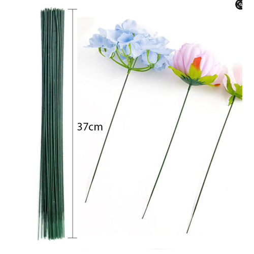 Large View 100pk - 37cm Artifical Flower Wired Stem