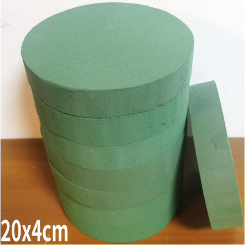 Large View 20cm Florist Foam Cylinder/Pad