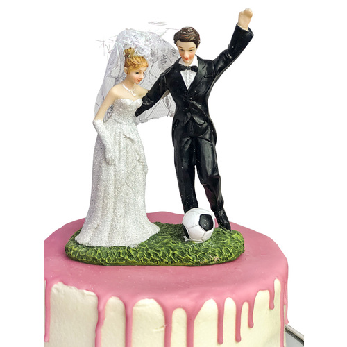 Large View Cake Topper - Soccer