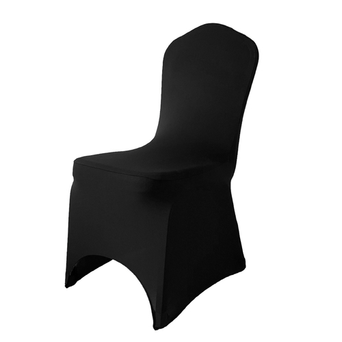 Large View Lycra Chair Cover (190gsm) Elastic Foot Pocket - Black