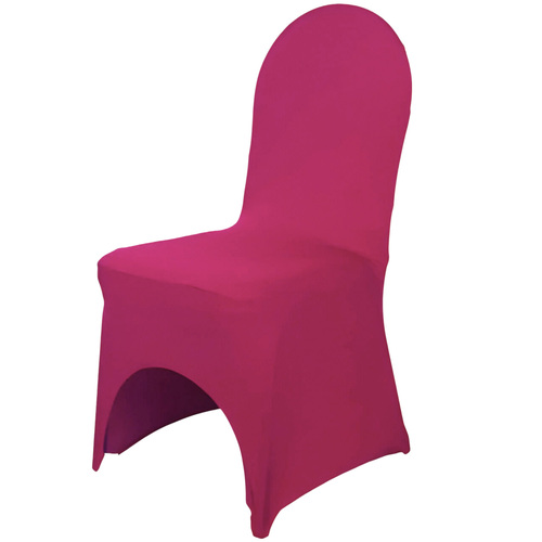 Large View Lycra Chair Cover (170gsm) Quick Fit Foot - Fushia