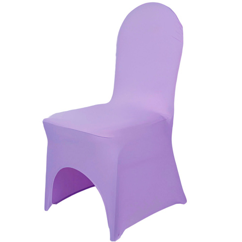 Large View Lycra Chair Cover (170gsm) Quick Fit Foot - Light Purple