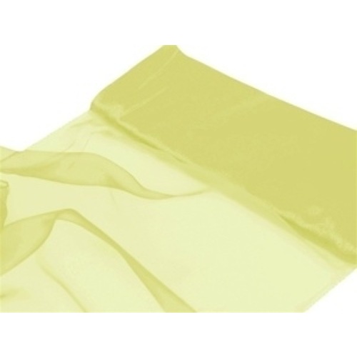 Large View Nylon Chiffon Fabric  54 inch x 10 Yards - Yellow