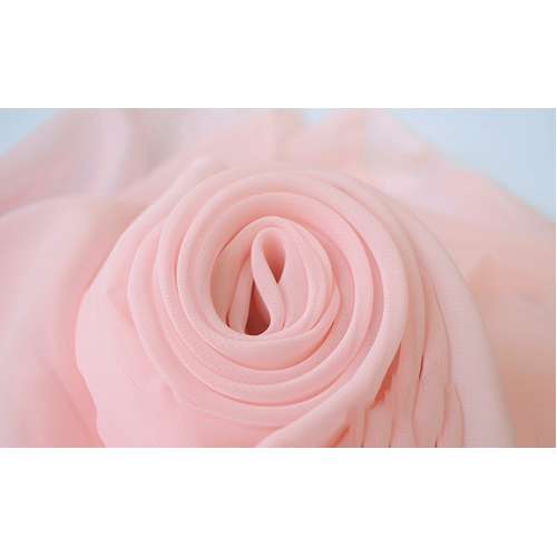 Large View High Quality Chiffon Fabric Roll 70cm x 15m - Soft Pink