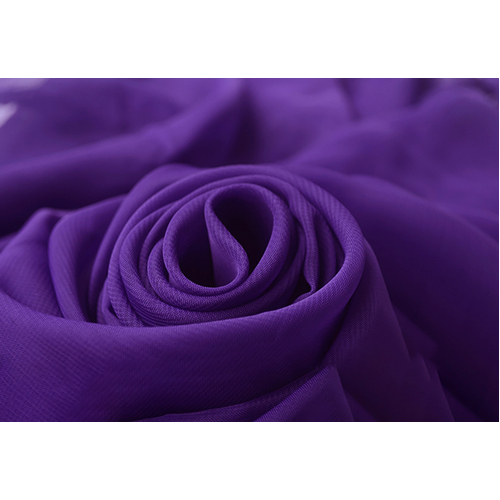 Large View High Quality Chiffon Fabric Roll 70cm x 15m - Purple