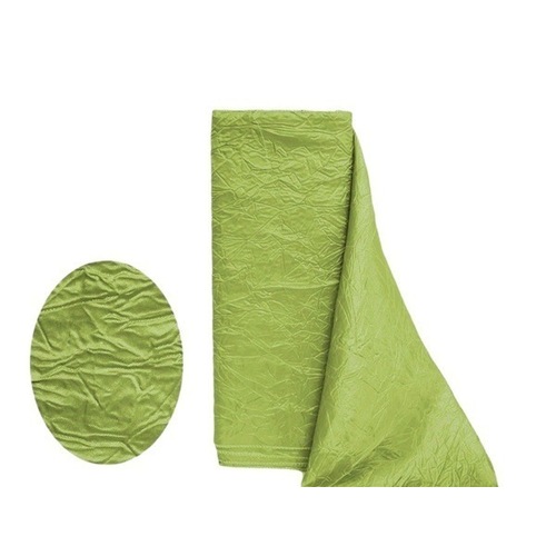 Large View Crinkle Taffeta Fabric Bolt 12 inch x 10Yards - Apple Green