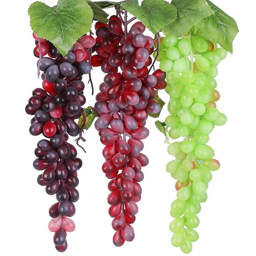 Large View Artificial Grape Bunch - 3 Colours and Sizes