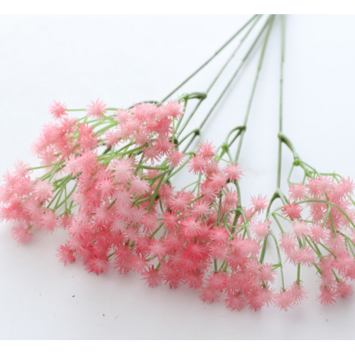 Large View 38cm Babies Breath/Gypsophillia Spray - Pink