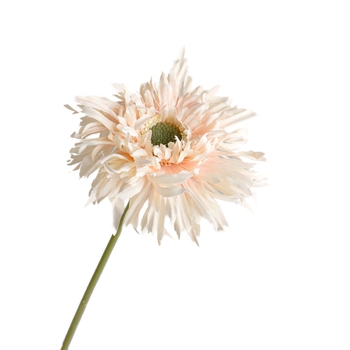 Large View 42cm Chrysanthemum Flower - Peachy Pink