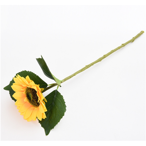 Large View 60cm Single Stem Sunflower - Yellow