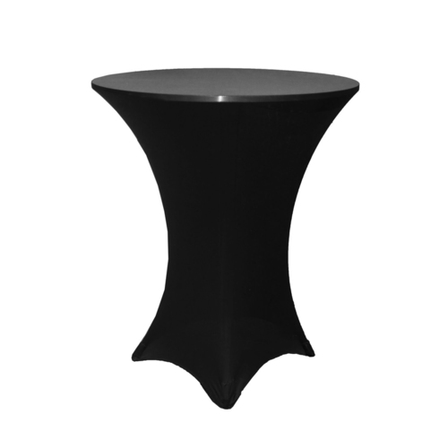 Large View Dry Bar Cover 600mm (4 footed) - Fitted Lycra - black