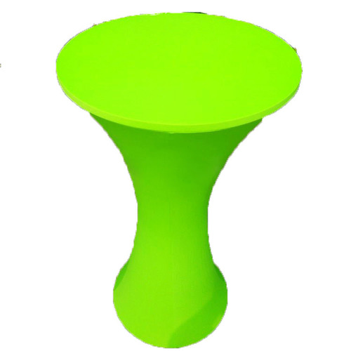 Large View Dry Bar Cover 600mm (round base) - Lycra - Lime