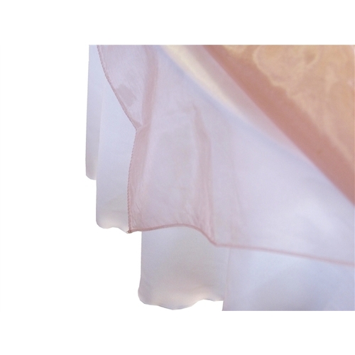 Large View Square Overlay 182cm (Organza) - Mauve CLEARANCE