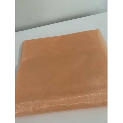 Large View Square Overlay 182cm (Organza) - Peach CLEARANCE