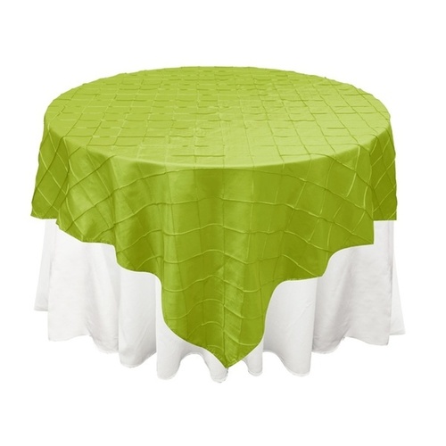 Large View Square Overlay 182cm (Pintuck) - Apple Green