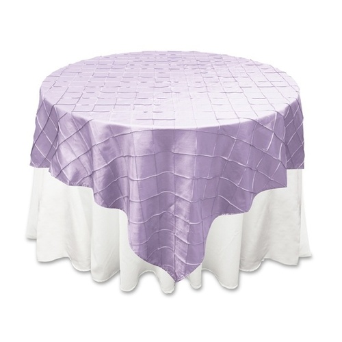 Large View Square Overlay 182cm (Pintuck) - Lavender