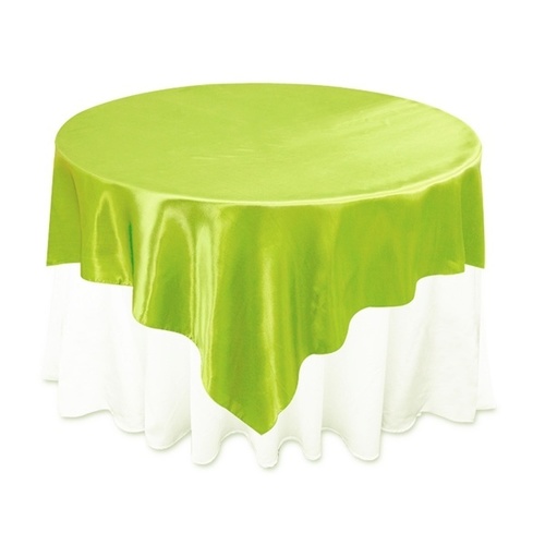 Large View Square Overlay 182cm (Satin) - Apple Green