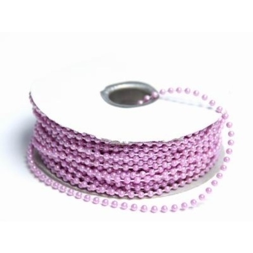 Large View String Beads - 3mm - Lavender - 24yds