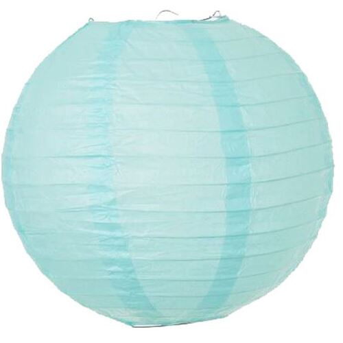 Large View Paper Lantern - 30cm (12inch) - Blue