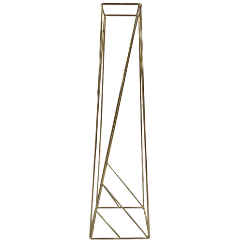 Large View 75cm - Gold Metallic Flower Stand