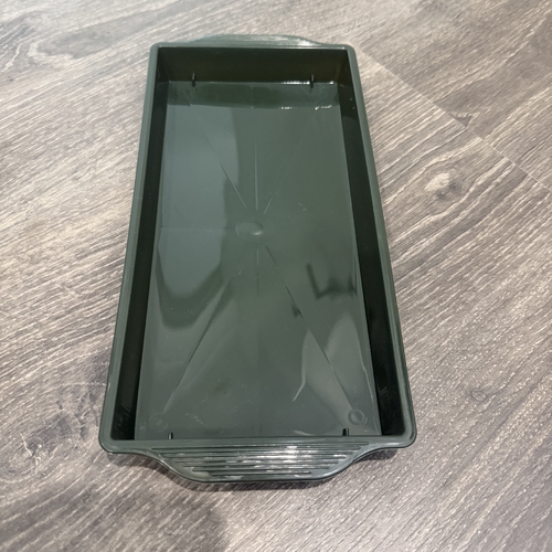 Large View 26cm Single Brick Dark Green Plastic Tray for Florist Foam