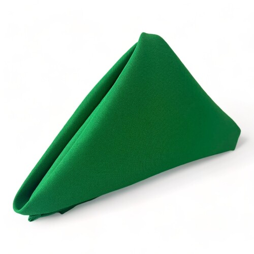 Large View Cloth Napkin - Quality Polyester - Emerald Green